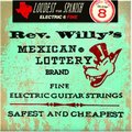 Dunlop Rev. Willy's Mexican Lottery Nickel Plated Round Wound, Fine / .008 - .040