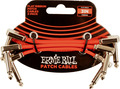 Ernie Ball 6401 3-Pack Patch Cable - Red (7.5cm) Câbles de patch < 0,6 mètre